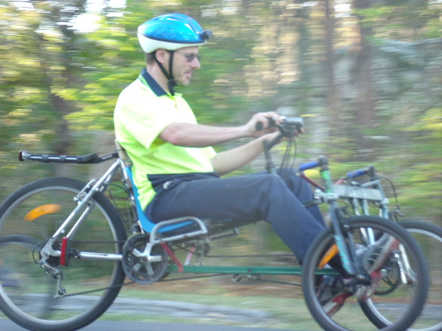 Peter and recumbent tricycle